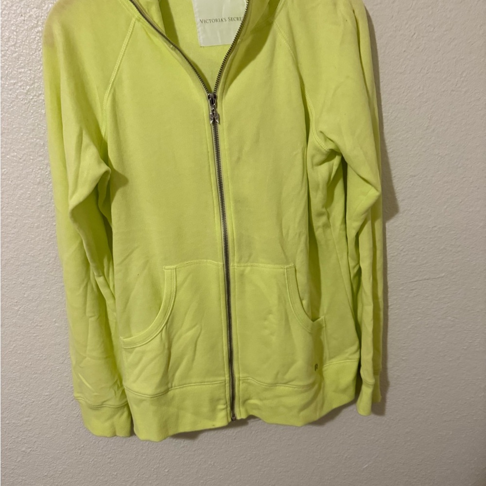 Victoria's Secret Neon Yellow Hoodie